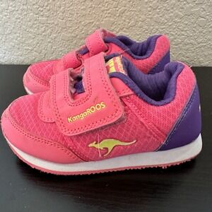 KangaROOS Girls' Pocketpass Jogger Sneakers Athletic Tennis Shoes 7.5 Pink Purp